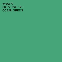 #46A679 - Ocean Green Color Image